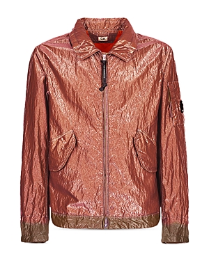 Kan D Short Nylon Textured Full Zip Jacket