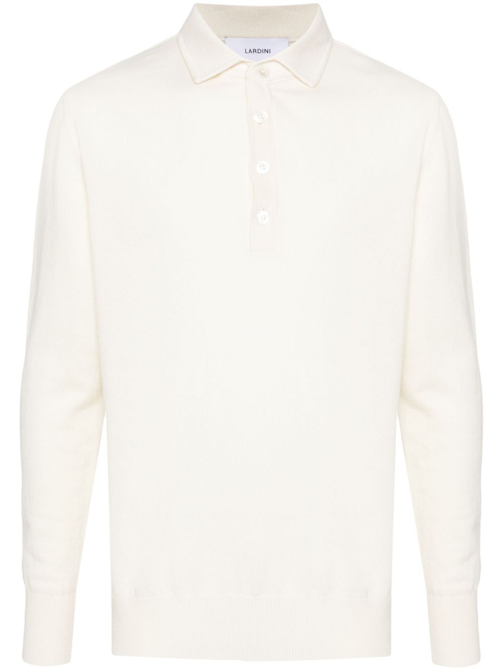 Cashmere polo sweater - Neutrals