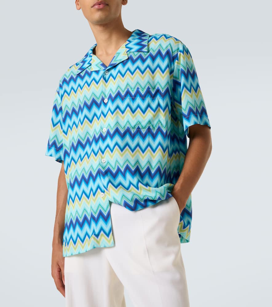 Zig Zag bowling shirt