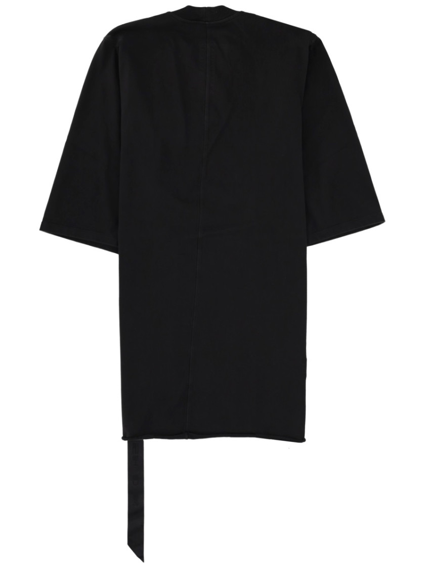 Black Solid Crew Neck T-Shirt