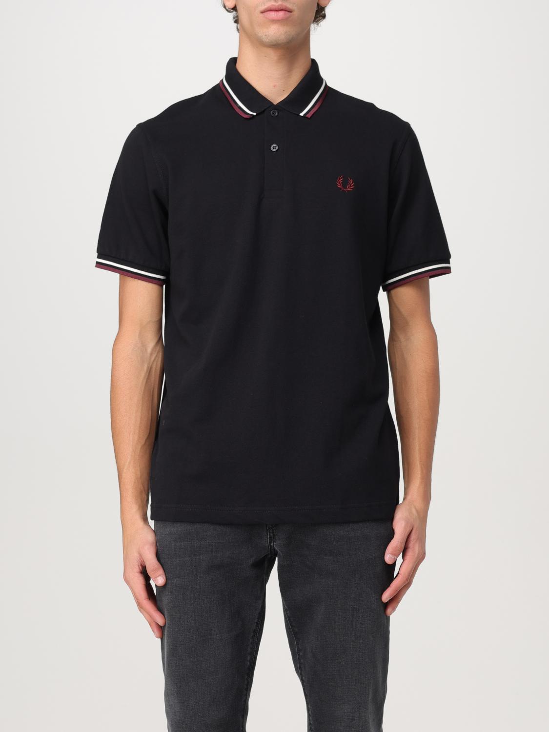 Polo Shirt Men color Black