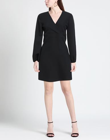 Woman Mini dress Black Size 6 Polyester