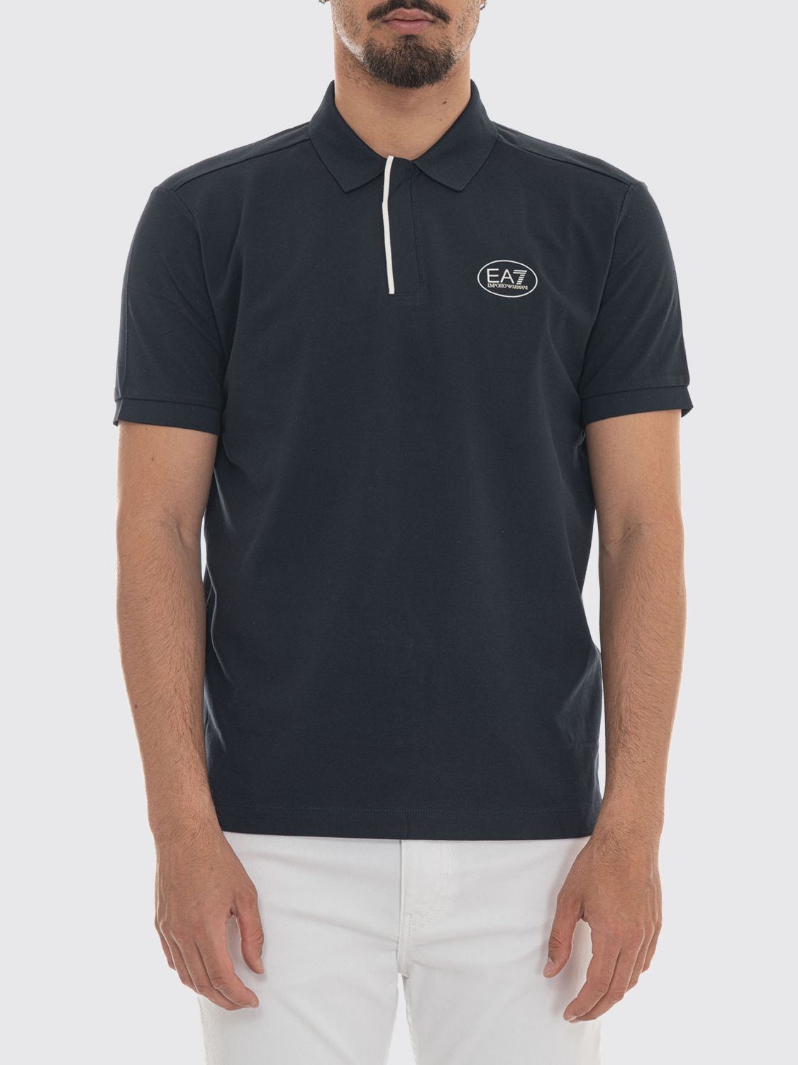 Polo Shirt Men color Blue