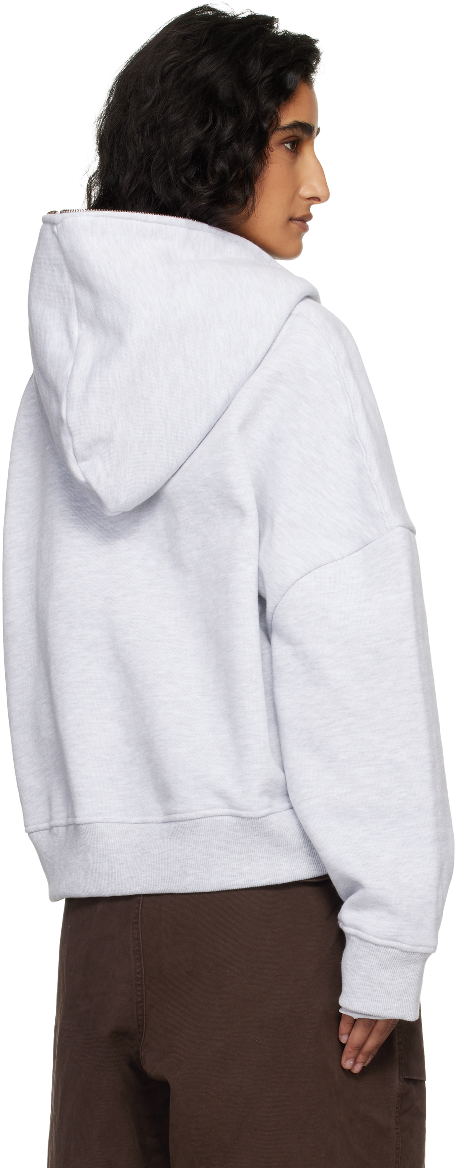 Gray Eternal Zip Hoodie