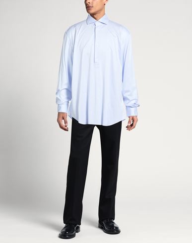 Man Shirt Sky blue Size 18 Cotton