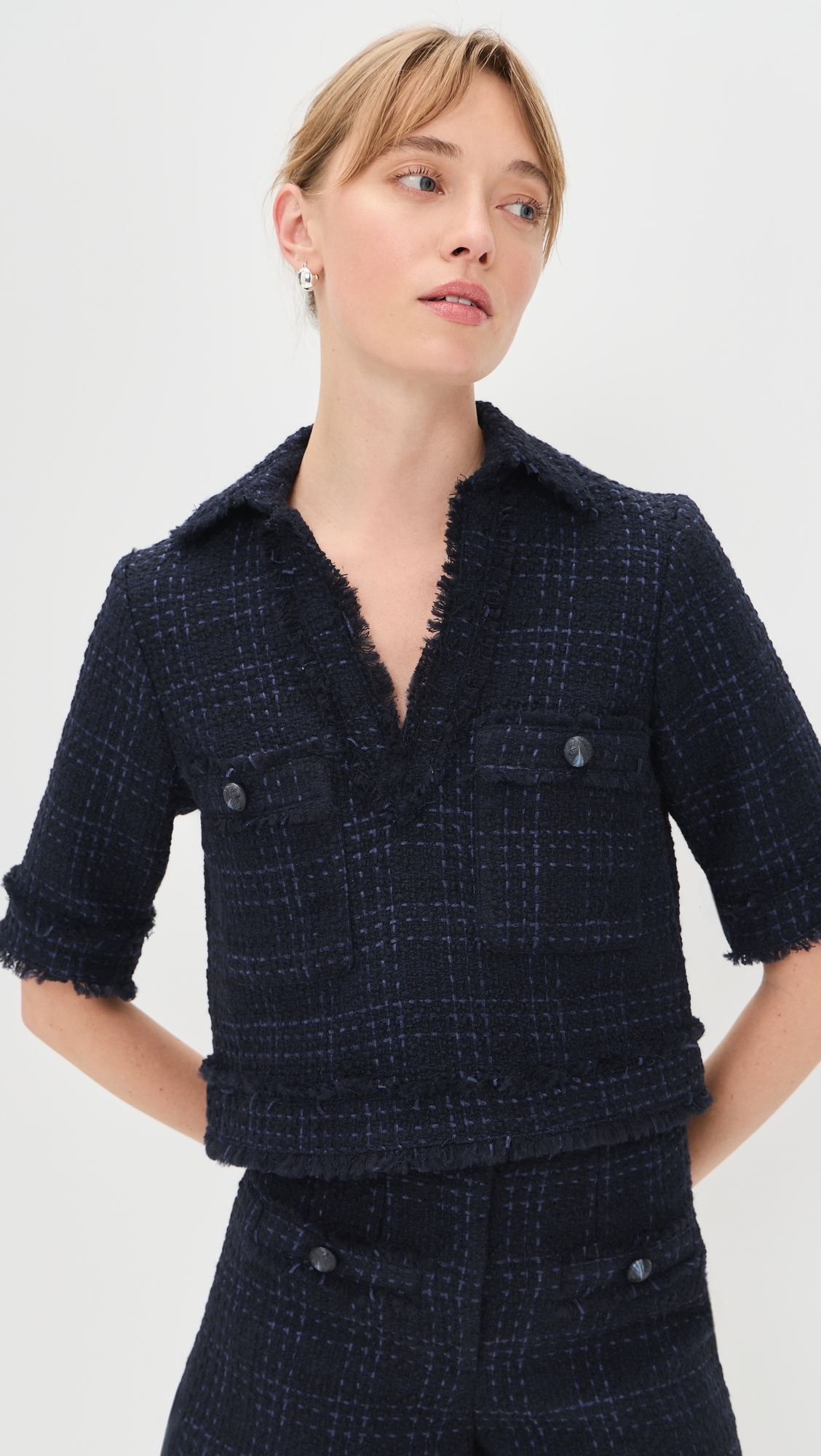Babbs Top Navy