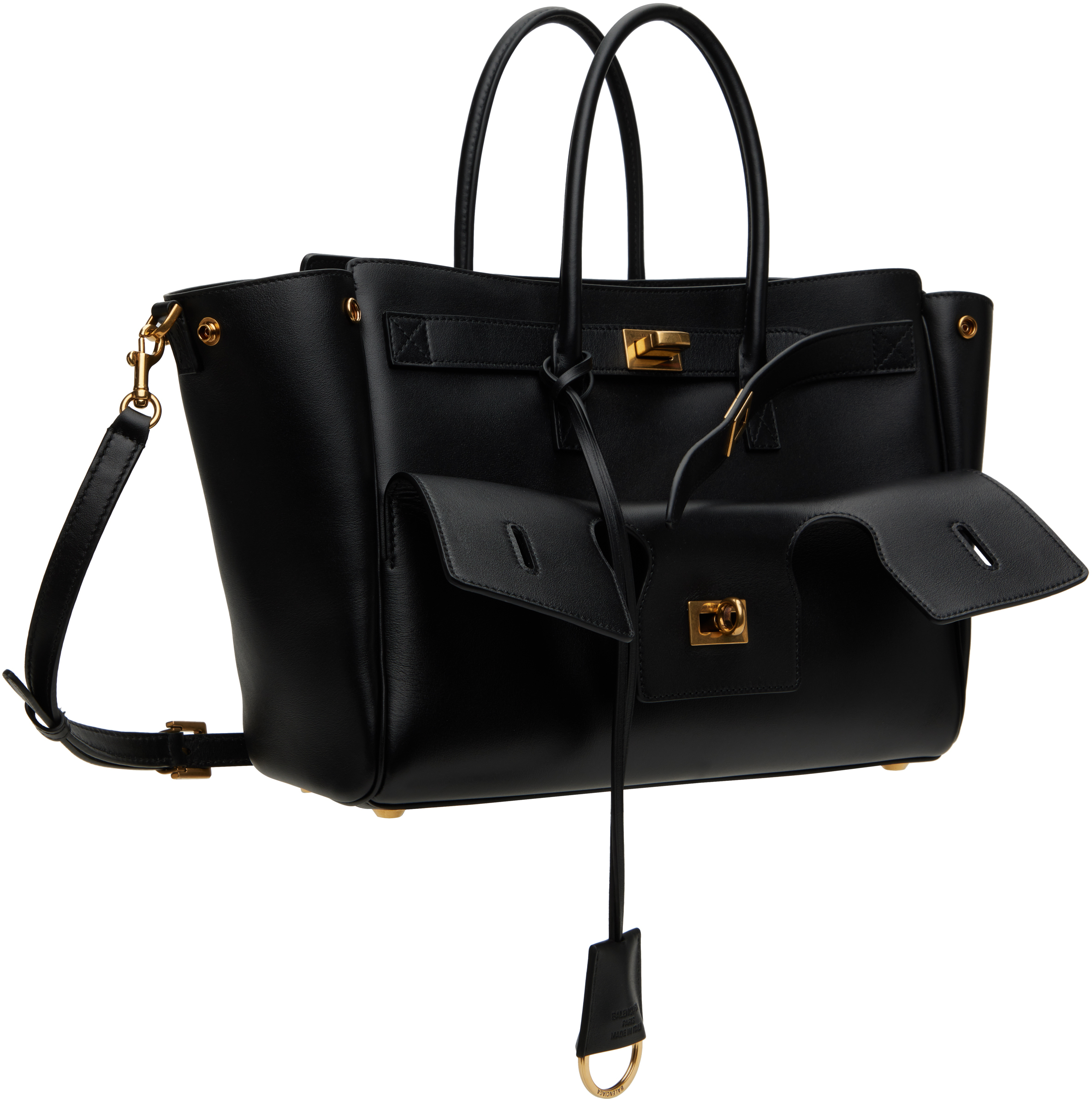 Balenciaga Black Bel Air Small Carry All Bag