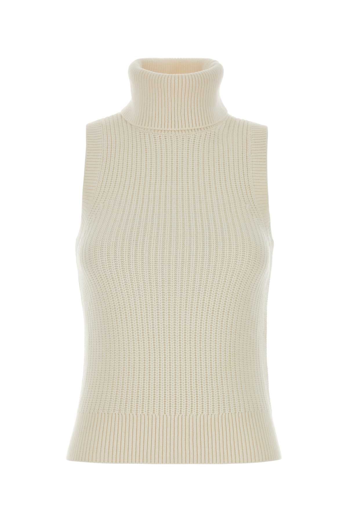Slvless Tank Top — Beige