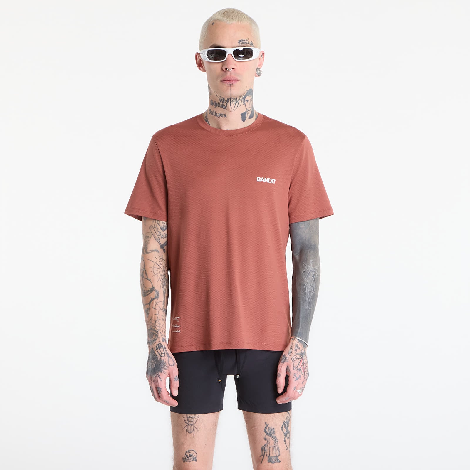 T-shirt BANDIT Men's Micromesh™ Run Tee Mahogany