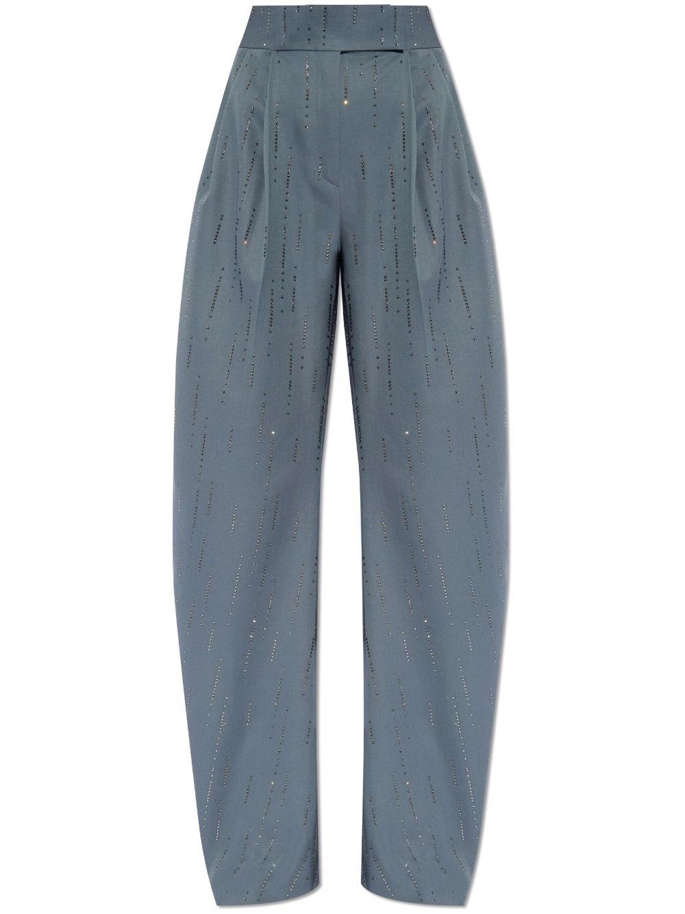 Gary crystal-embellished trousers - Blue