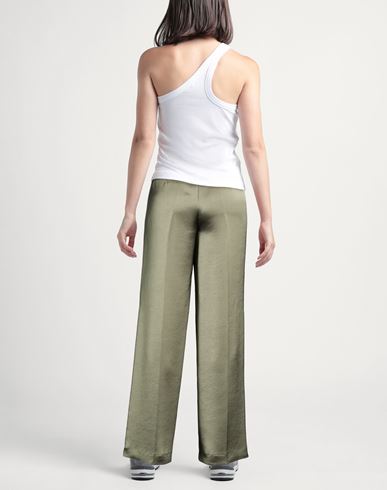Woman Pants Military green Size 10 Polyester