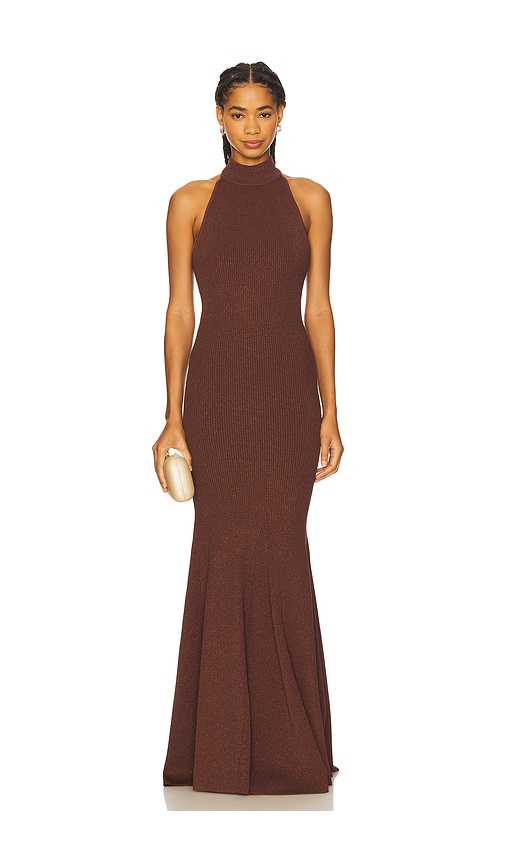 Retrofete Kimbra Knit Dress in Brown. - XS also in S