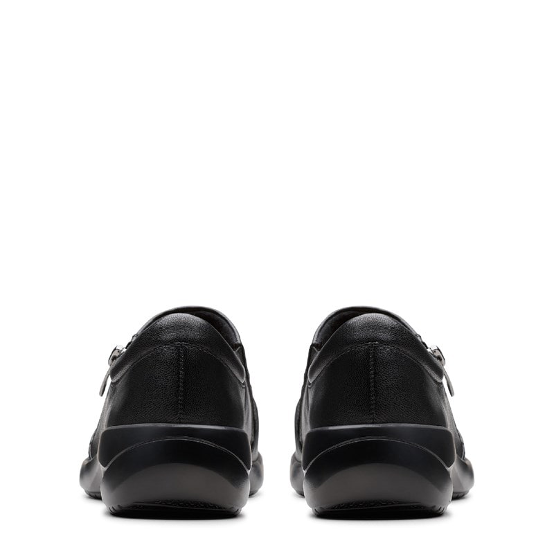 Women's Kaetlyn Mila Slip On Shoes (Black Leather)