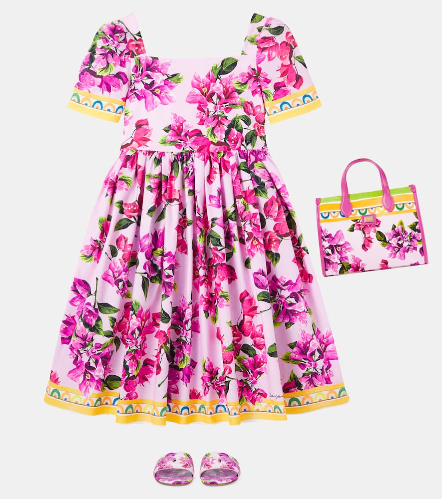 Taormina floral cotton dress