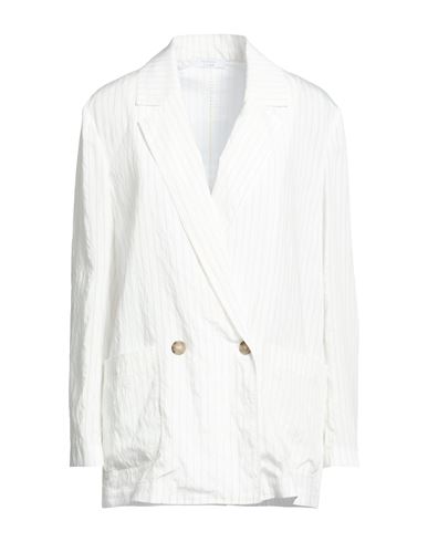 Easy Woman Blazer Grey Size 2 Modal, Polyamide
