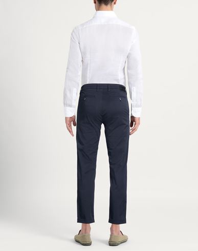 Re_hash Man Pants Navy Size 30 Cotton, Elastane