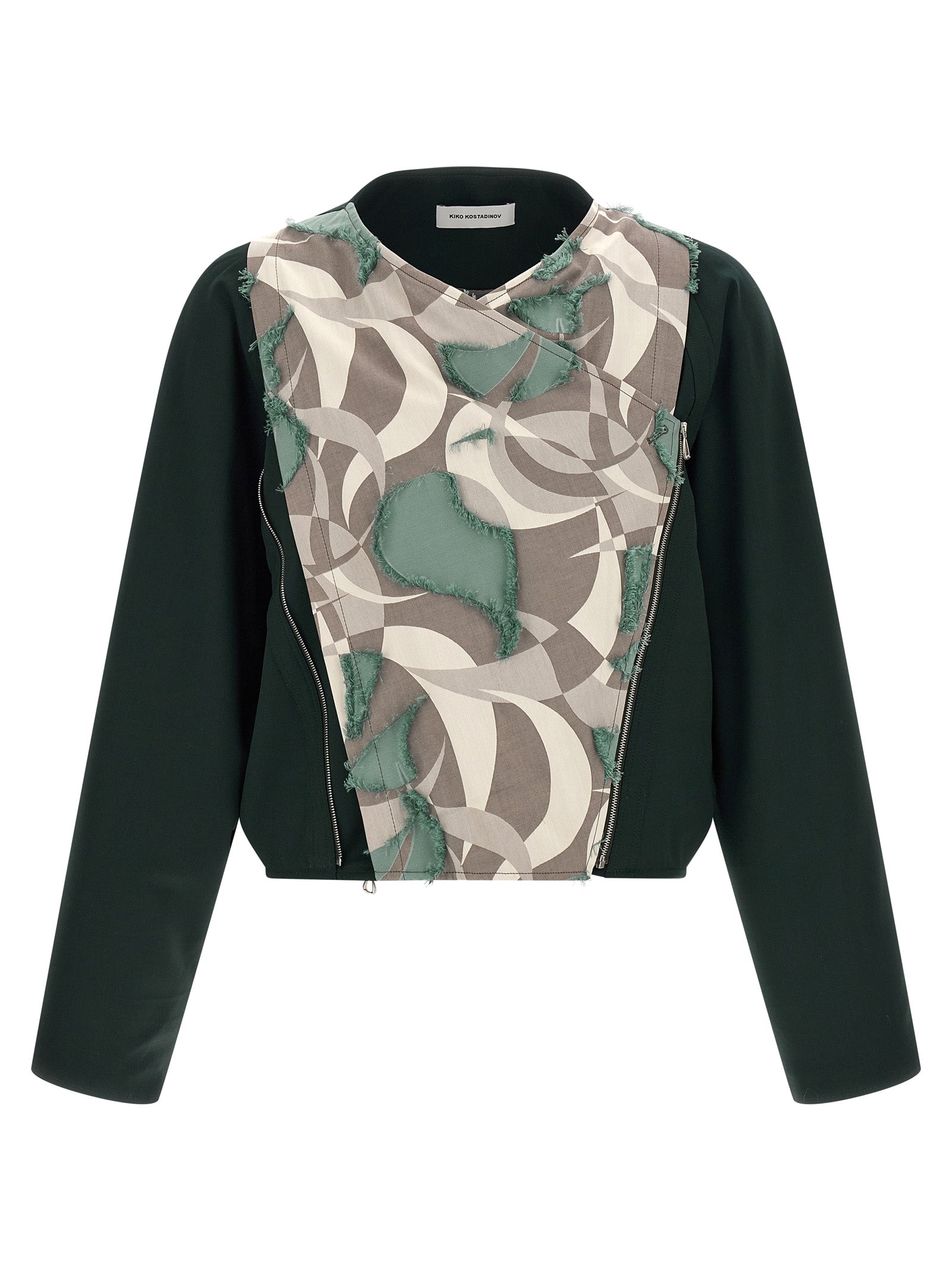 Csomor Blouson Jacket — Green