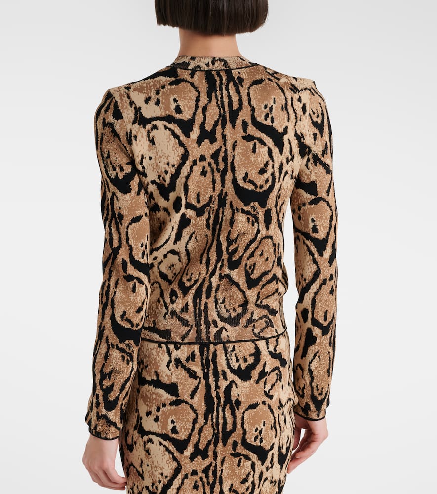 Leopard-print sweater