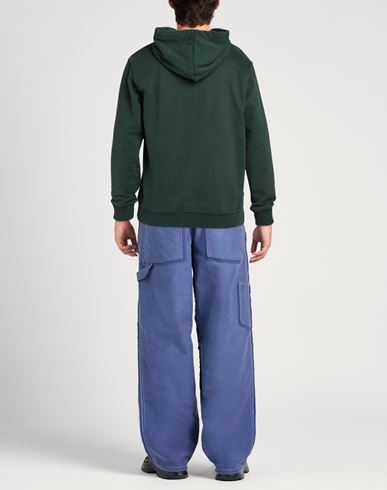 Man Sweatshirt Dark green Size M Cotton, Polyester