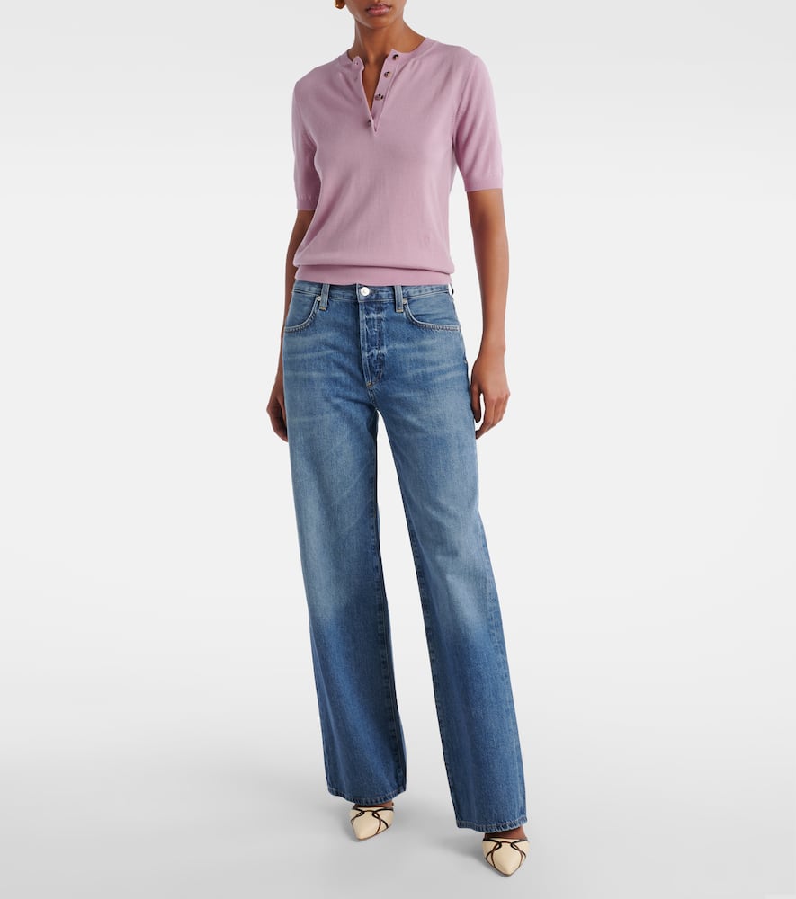 Annina high-rise wide-leg jeans
