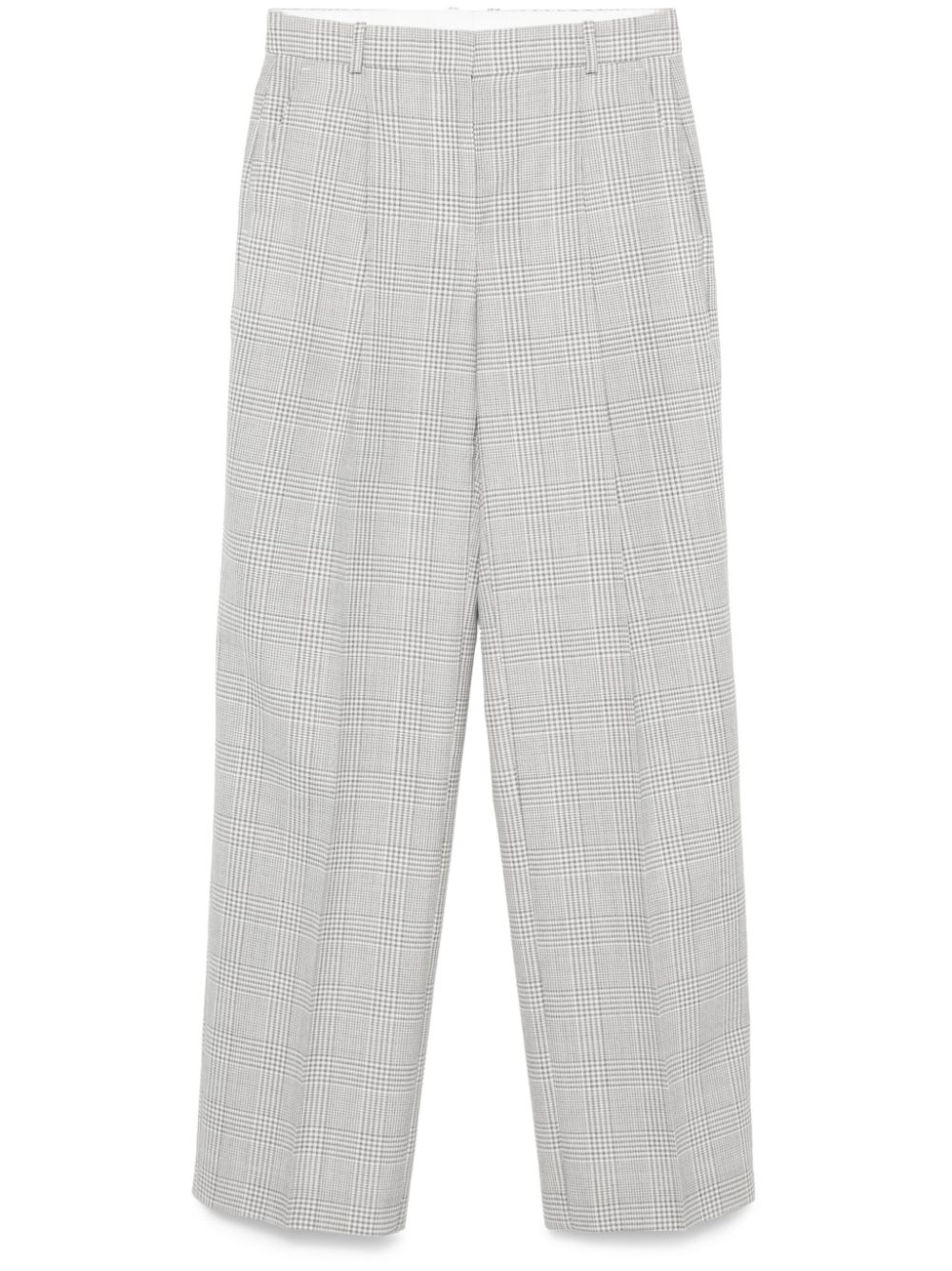 Prince Of Wales-check trousers - Grey
