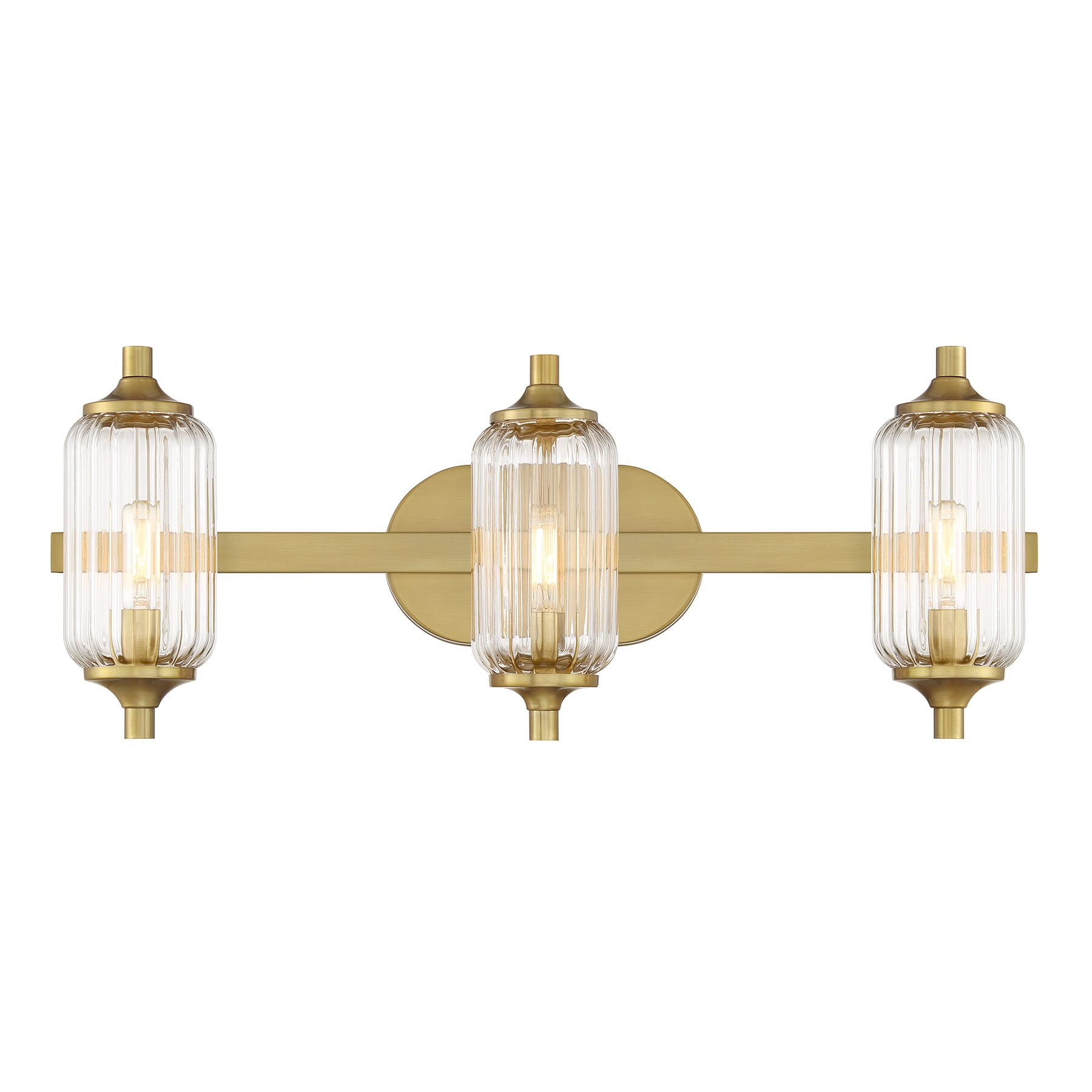 Holton 3-Light Bathroom Vanity Light in Warm Bra