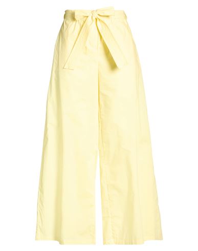 Woman Pants Yellow Size 8 Cotton