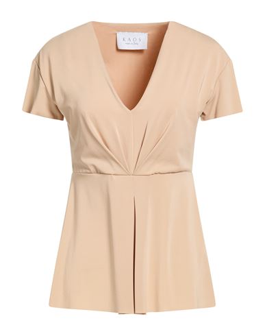 Woman Top Sand Size 8 Acetate, Polyamide, Elastane