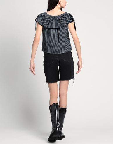 Le Volière Woman Top Charcoal Size M/L Cotton
