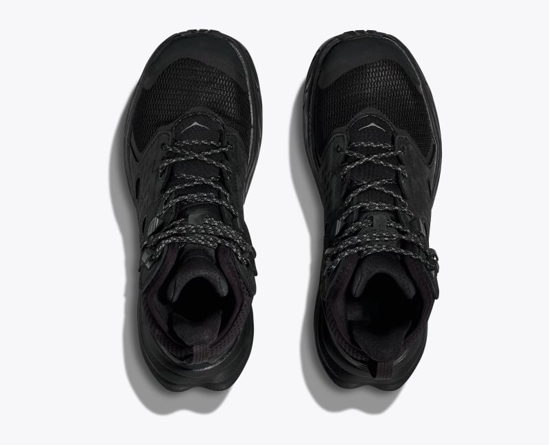 HOKA Men's Anacapa 2 Mid GTX Shoes in Black/Black