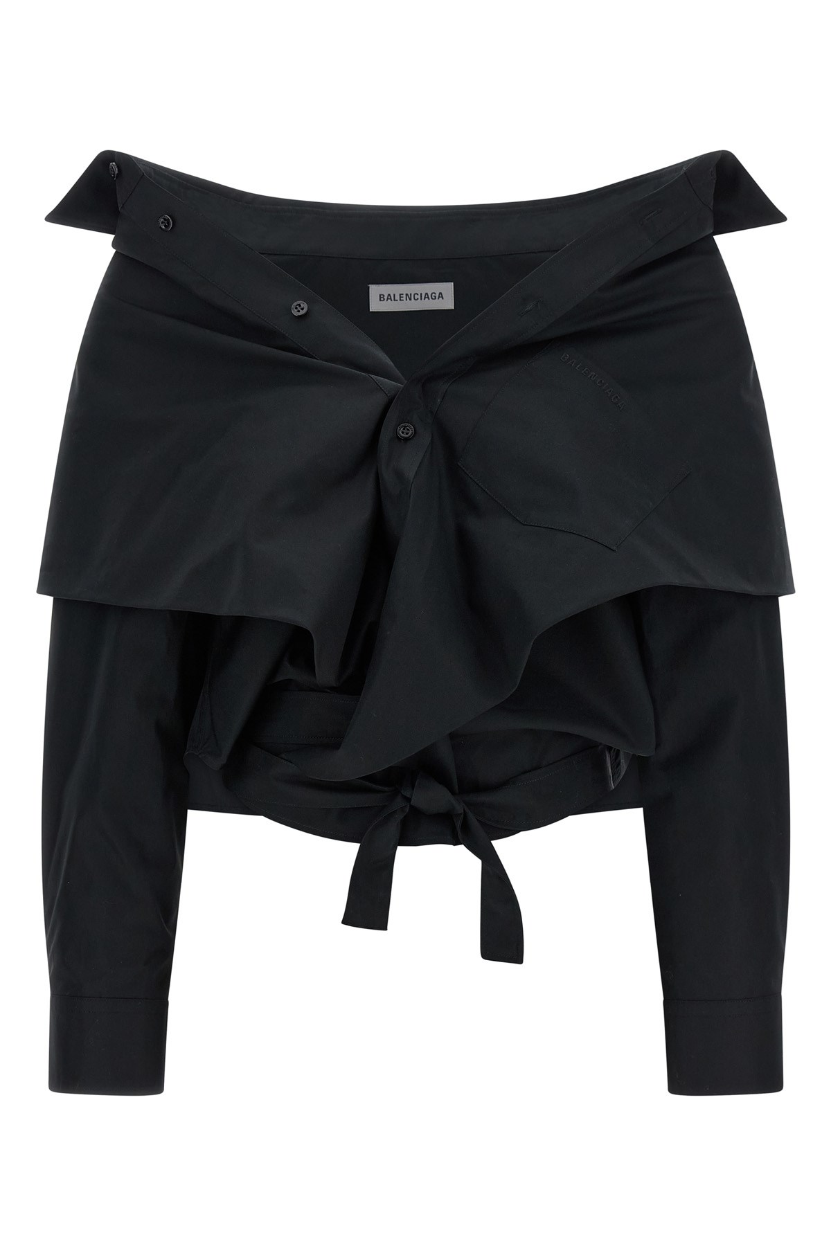 Crop Shirt Off The Shoulder