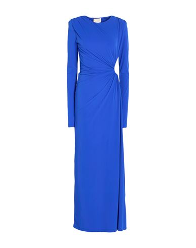 Danamé Woman Maxi dress Bright blue Size 6 Polyamide, Elastane
