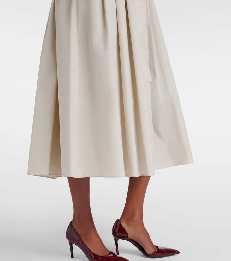 Giorno belted cotton shirt dress