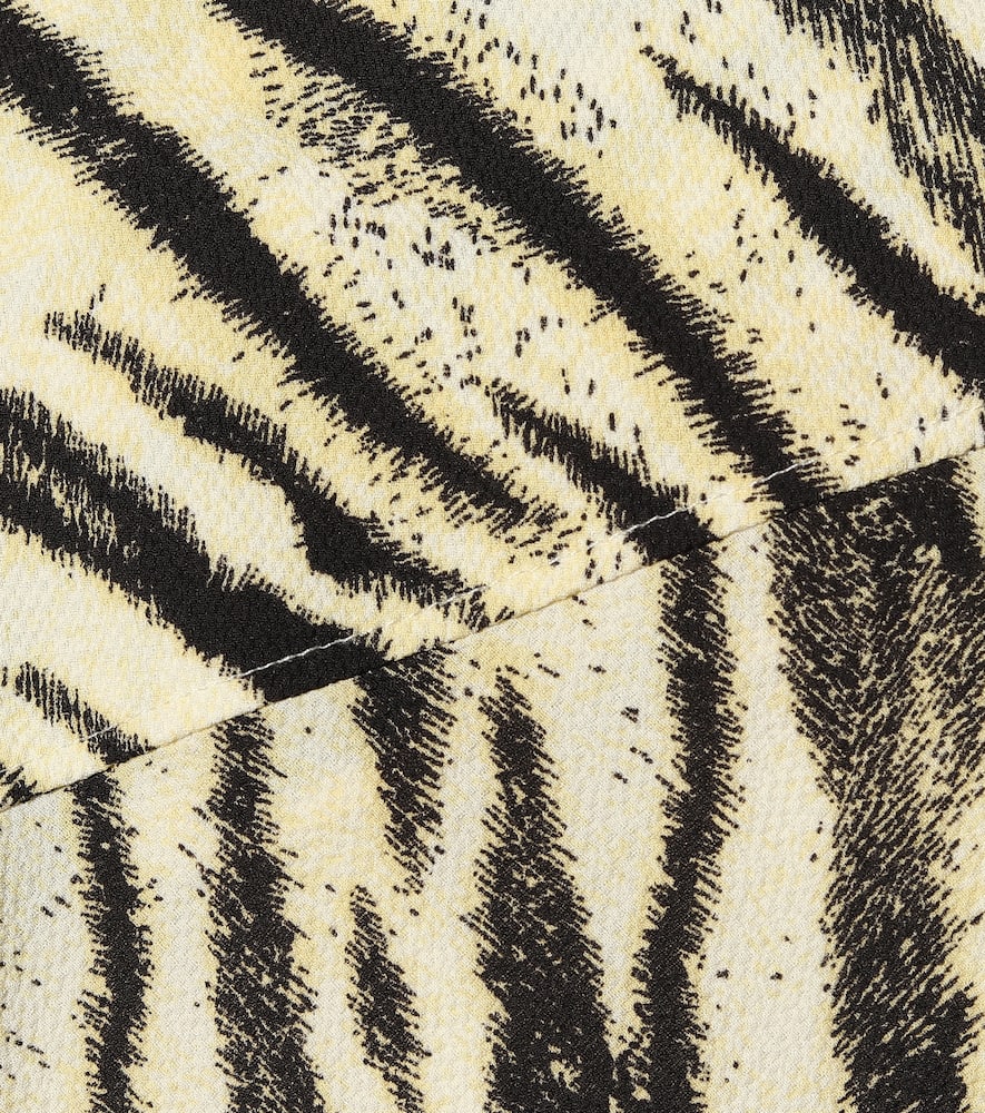 Baum und Pferdgarten Senga tiger-print midi skirt