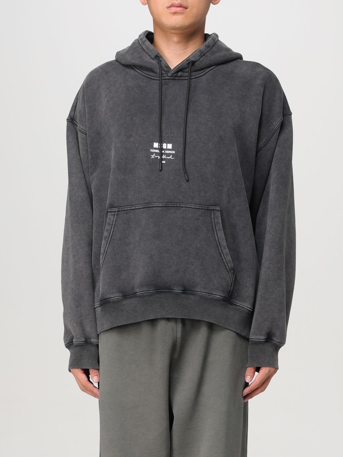 Sweatshirt Men color Grey