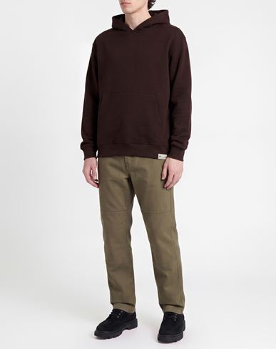 Man Sweatshirt Chocolate brown Size XL Cotton