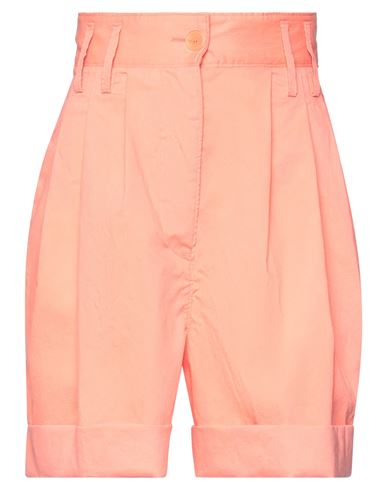 Forte_forte Woman Shorts & Bermuda Shorts Coral Size 0 Polyester, Cotton