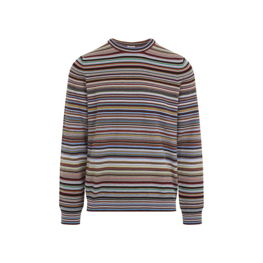 Multicolor Crew Neck Sweater