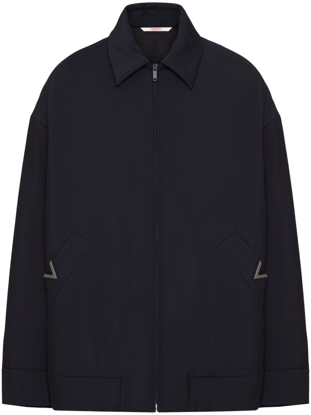 Zip-up bomber jacket - Blue