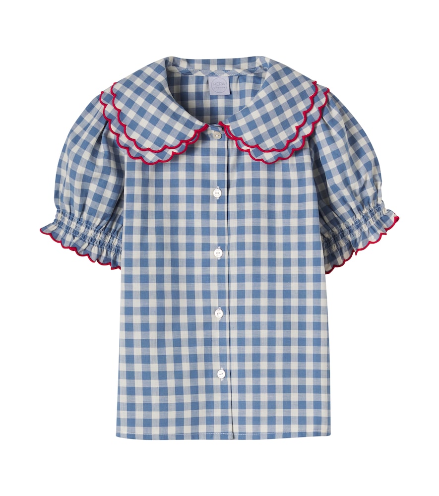 Gingham cotton shirt