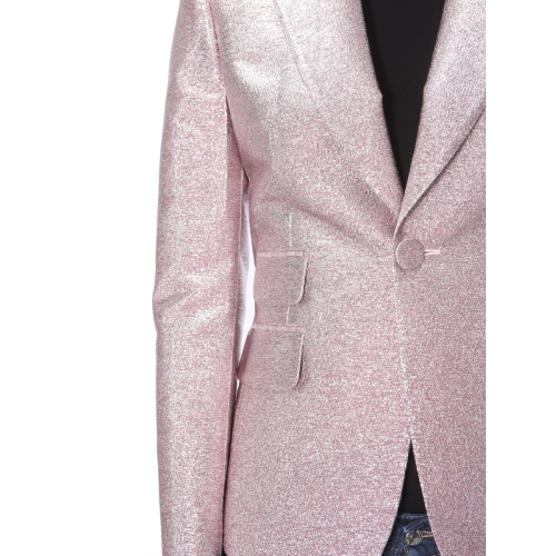 Glitter single breasted blazer
