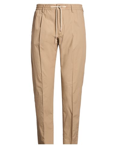 Man Pants Light brown Size 36 Cotton, Elastane