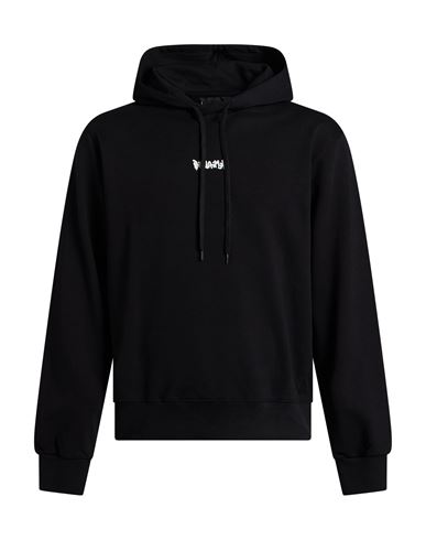 Man Sweatshirt Black Size S Cotton