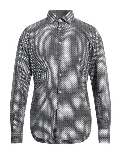 Gmf 965 Man Shirt Black Size 15 ½ Cotton