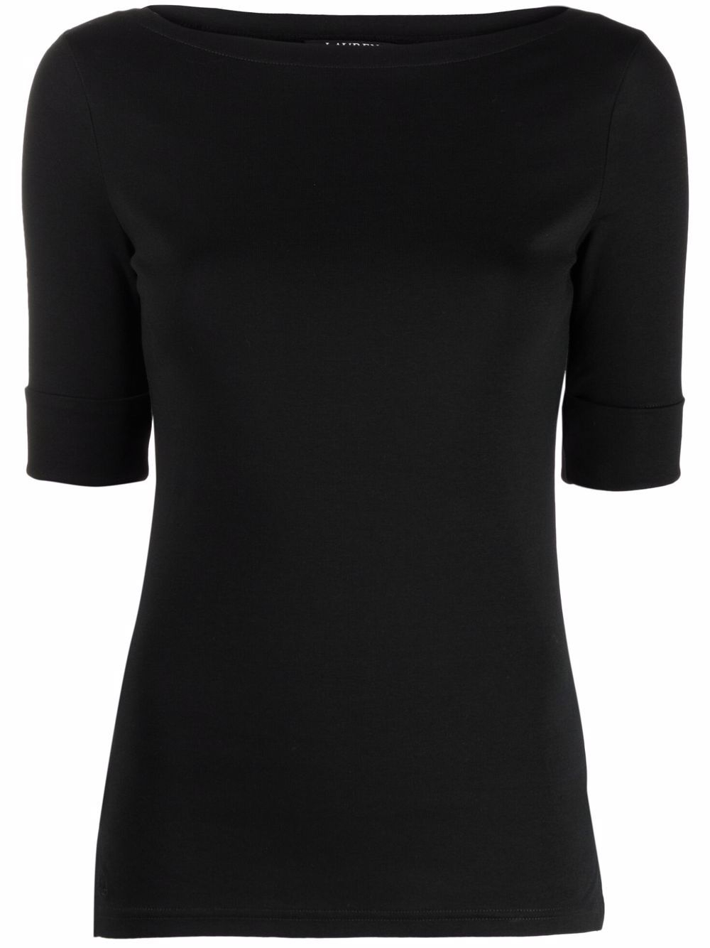 Judy boat neck top - Black