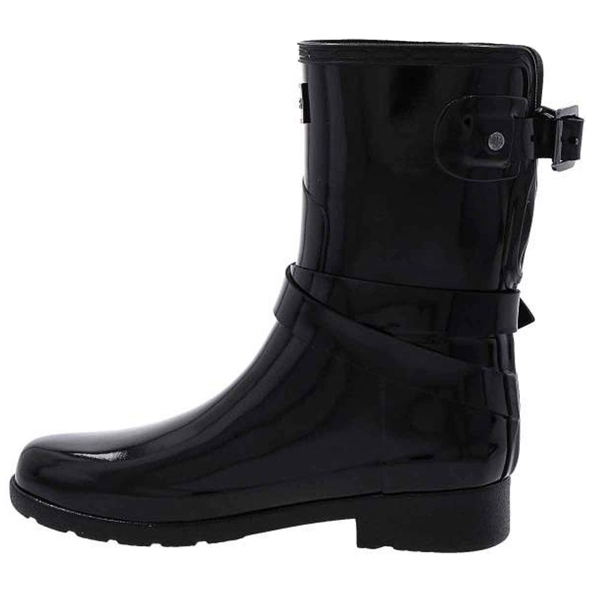 Hunter Refined Gloss Rubber Adjustable Women's Short Wellington Boots