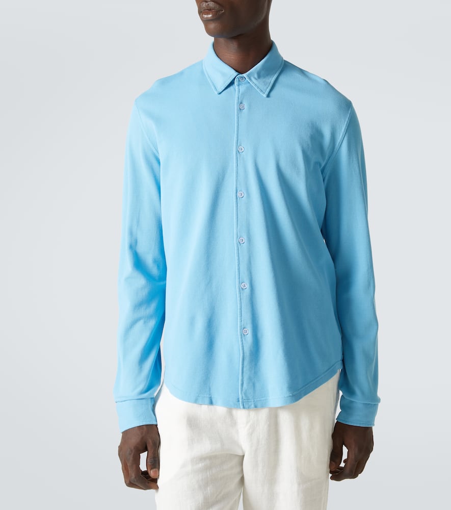 Giles cotton piqué shirt