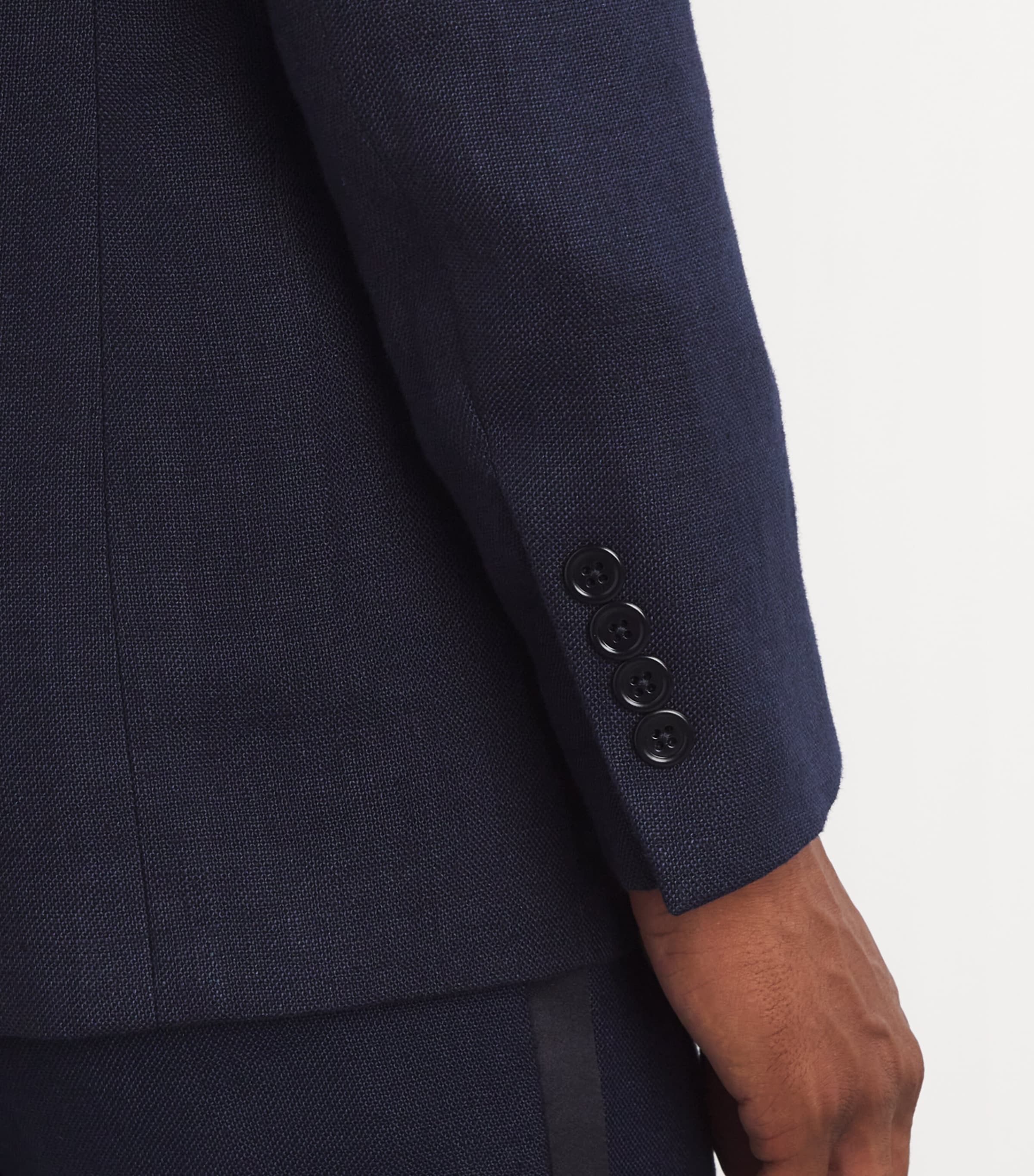 Linen Tuxedo Jacket