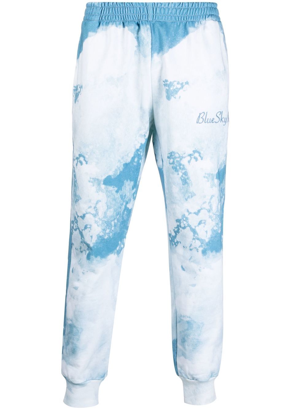 Tie-dye print track pants