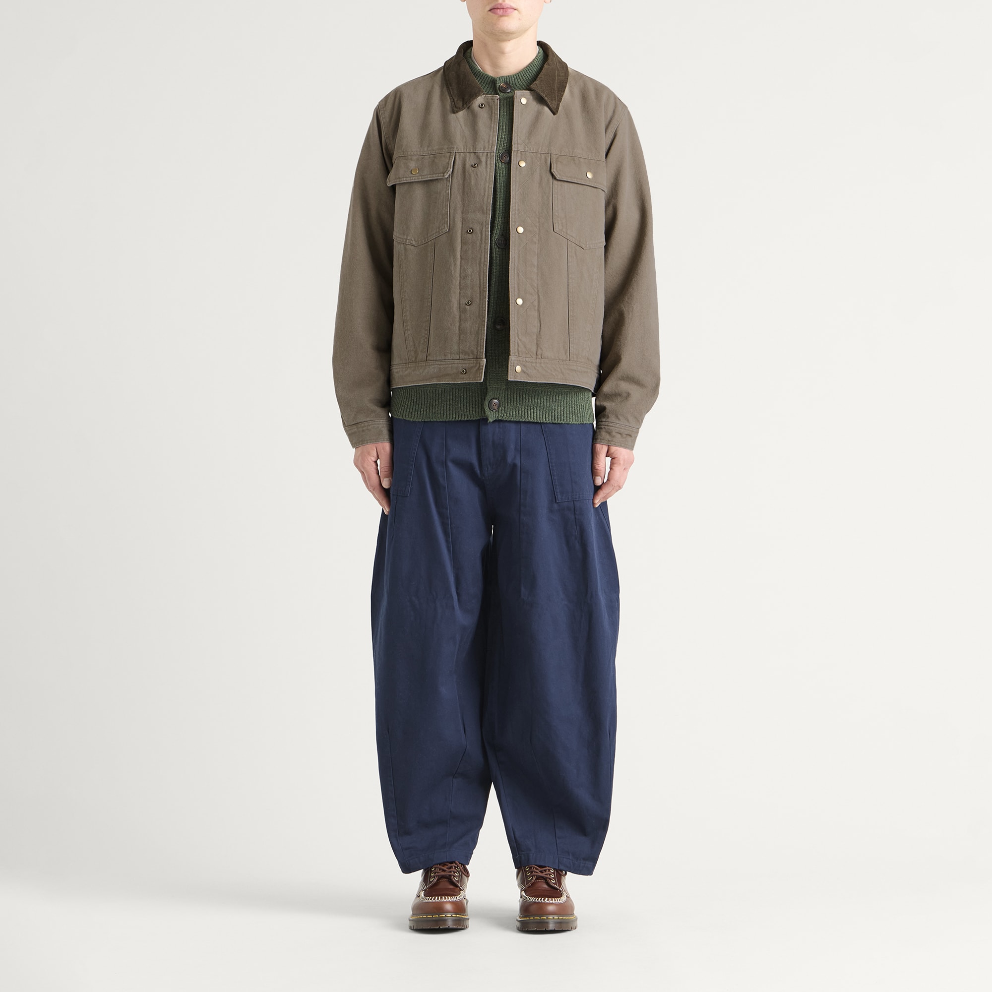 Men's Heavy Canvas Storm Trucker Jacket Mud